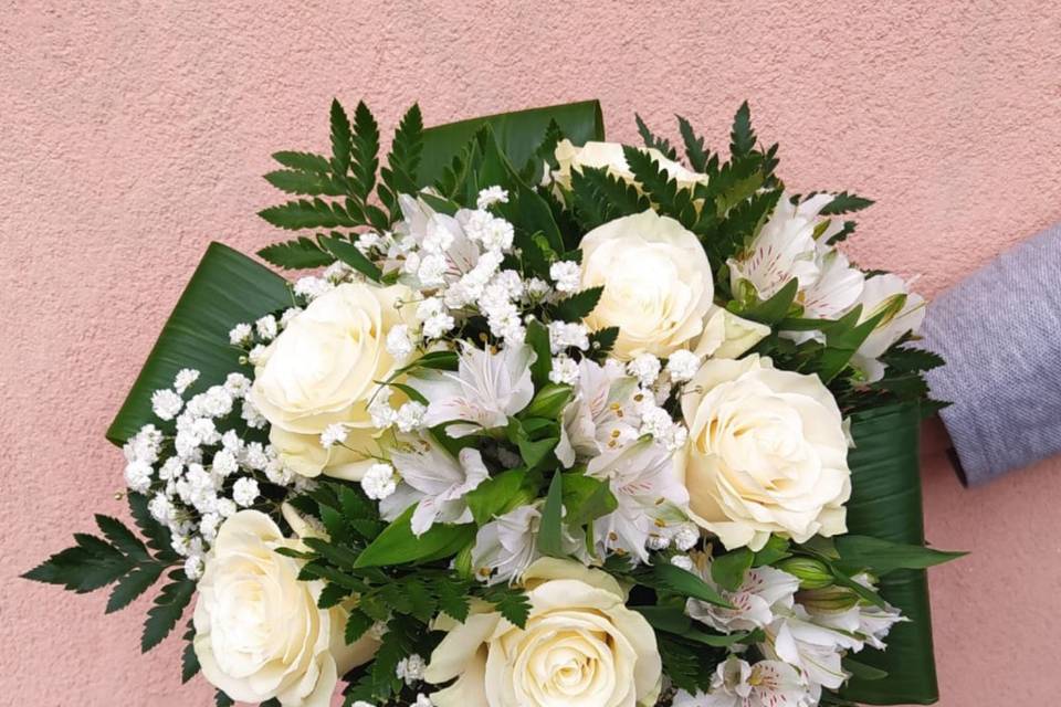 Bouquet rose bianche