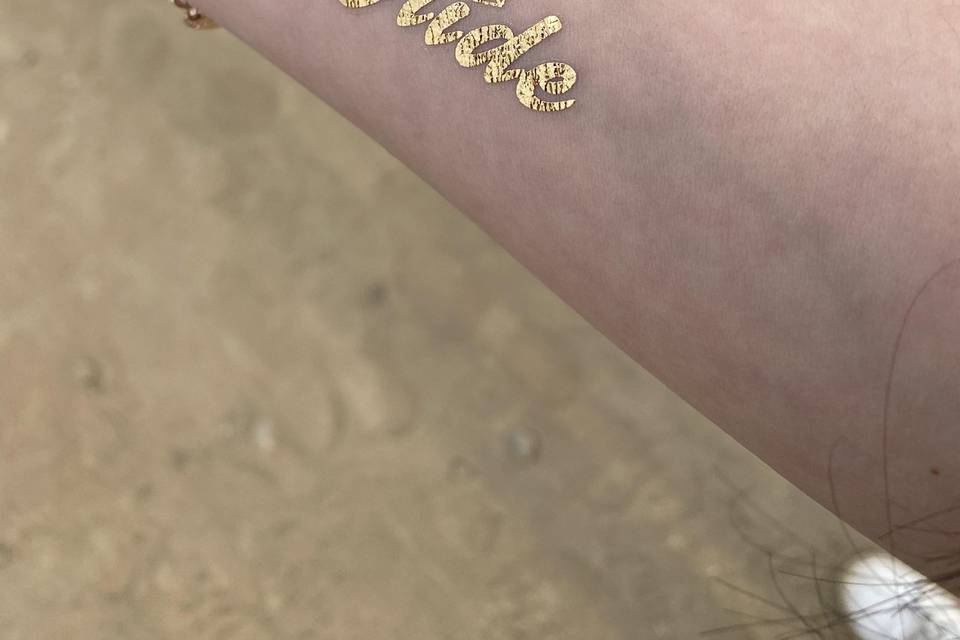 Gold tattoo per la Sposa