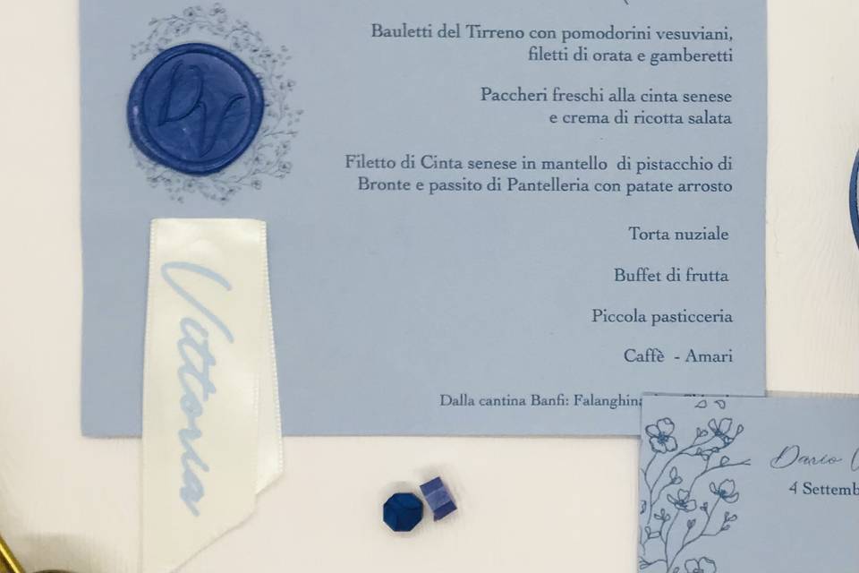 Menù matrimonio