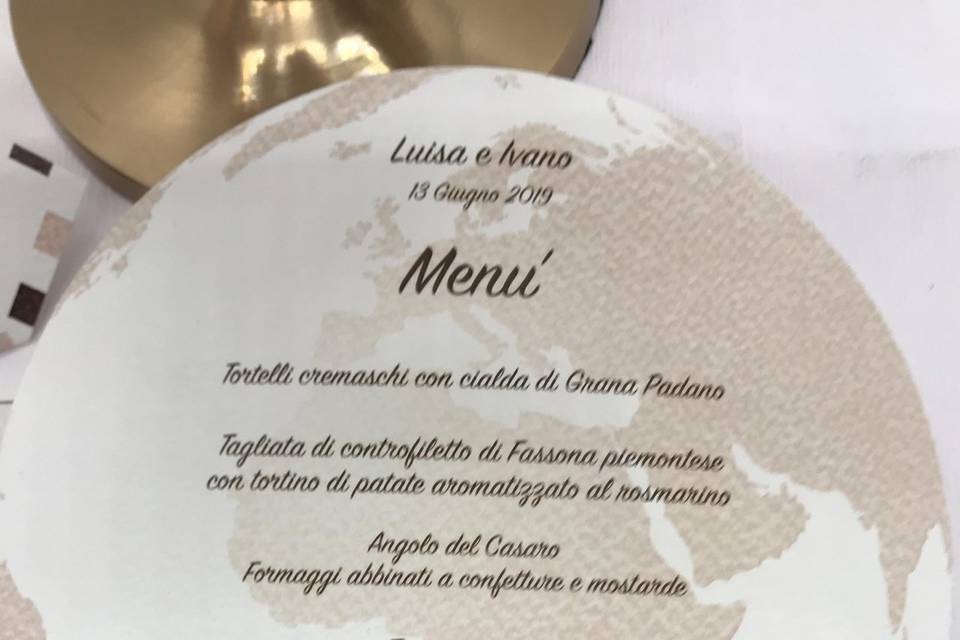 Menù matrimonio