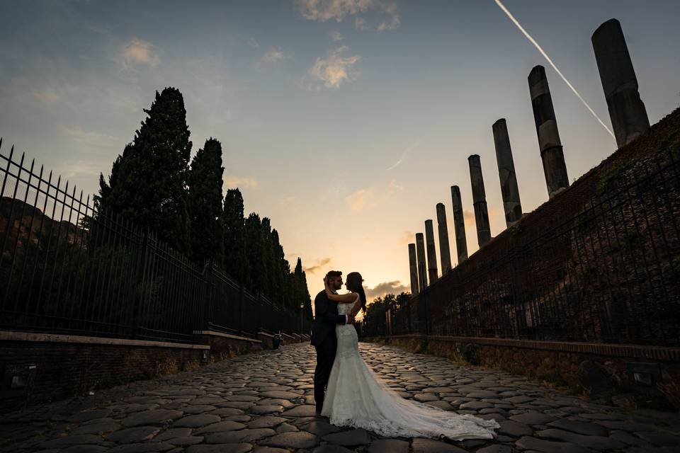 Imperial Forum Wedding in Rome