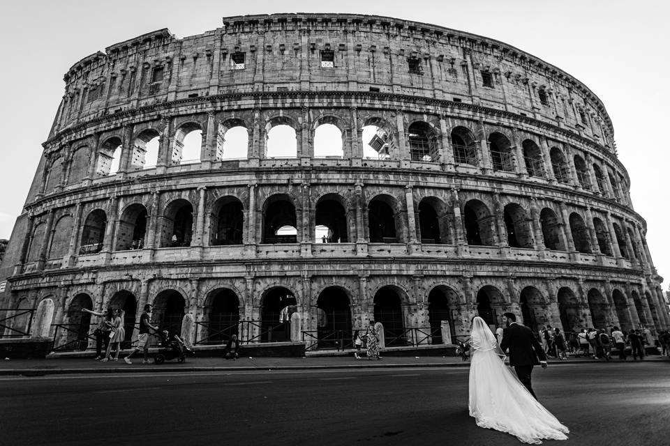 Shooting time! Colosseo Rome