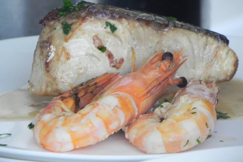 Trancio di pescato di mare