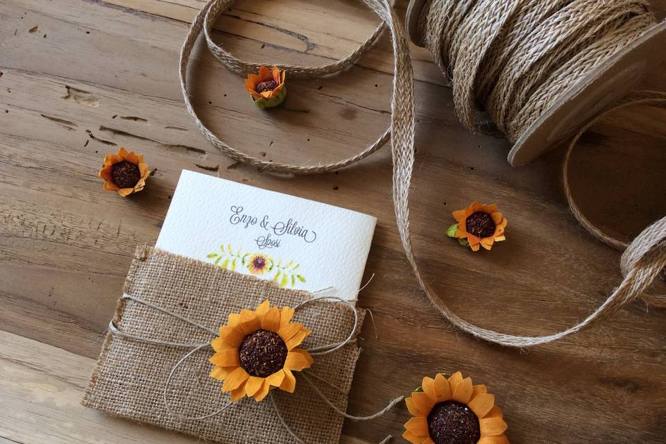 Pochette girasoli