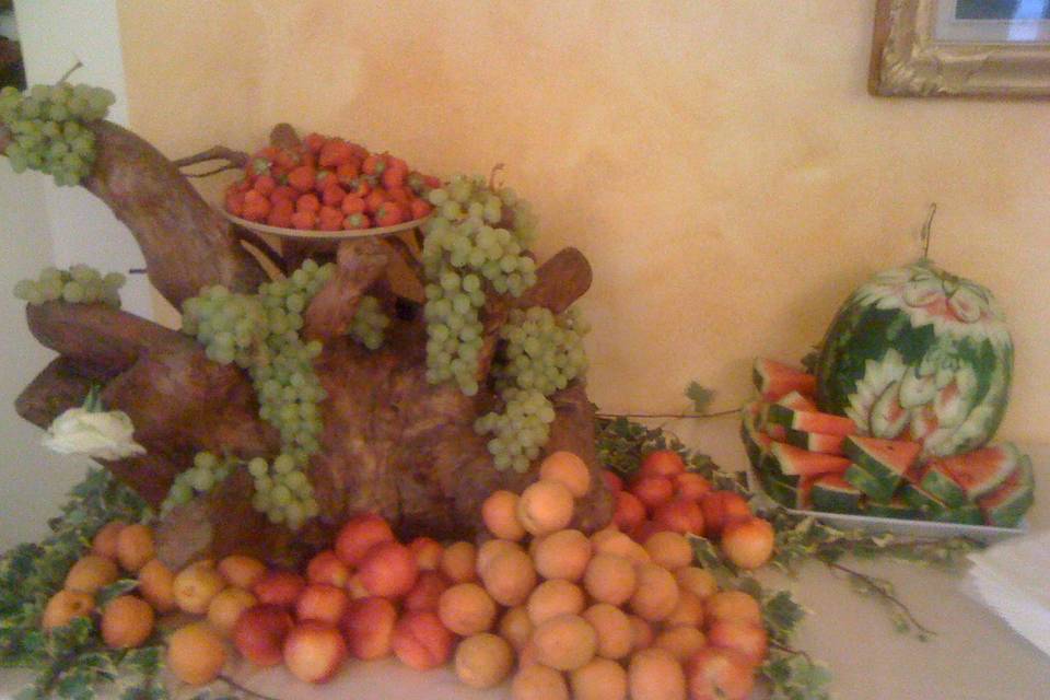 Composizione buffet frutta