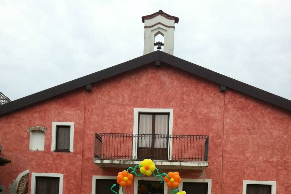 Ingresso con palloncini