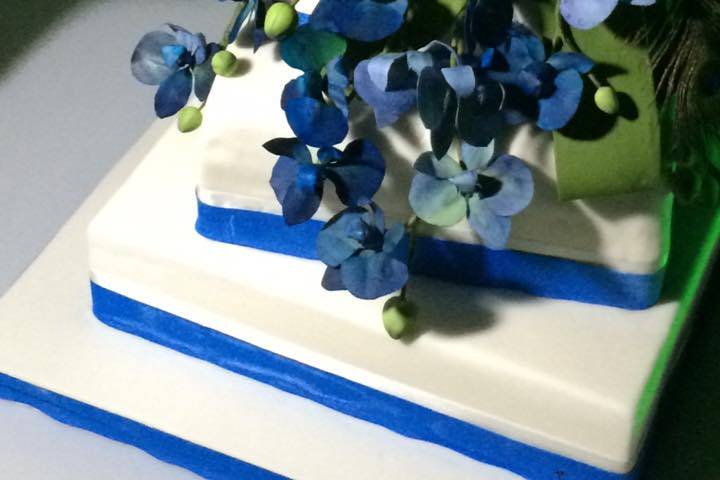 Orchidee wedding cake