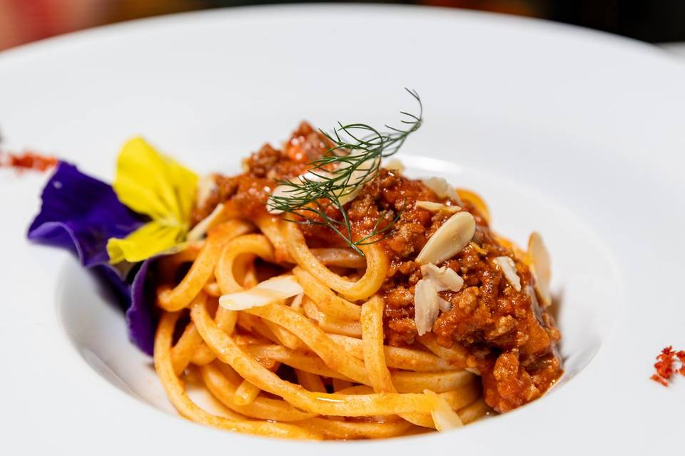 piatto pasta prospettiva angolata