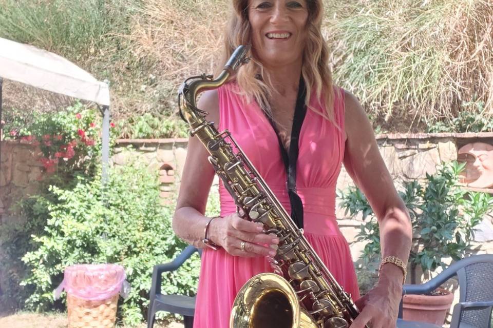 Wedding aperitivo sax