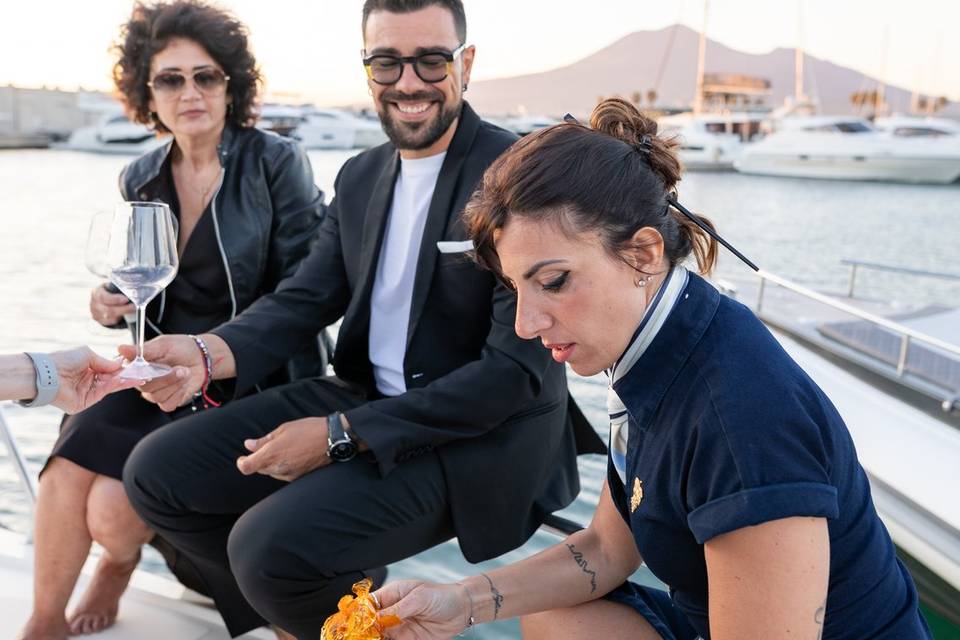 Gruppo di amici in posa