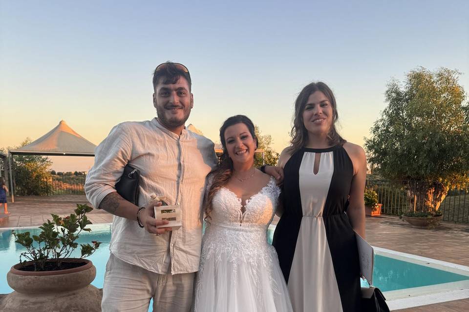 Foto con la sposa