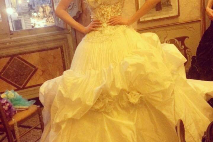 Backstage sfilata