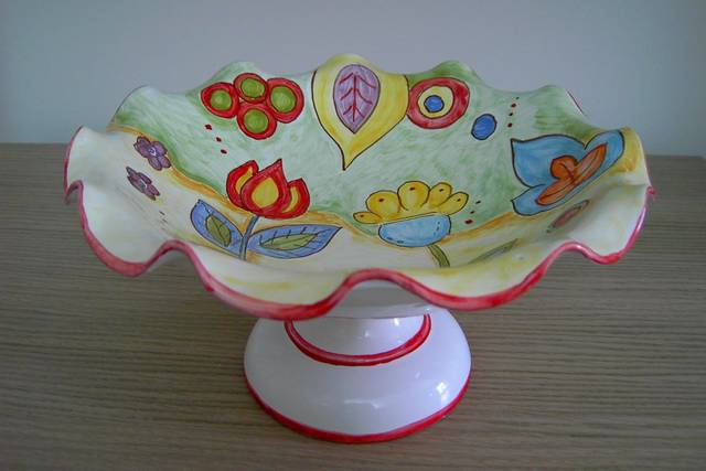 Centrotavola di ceramica