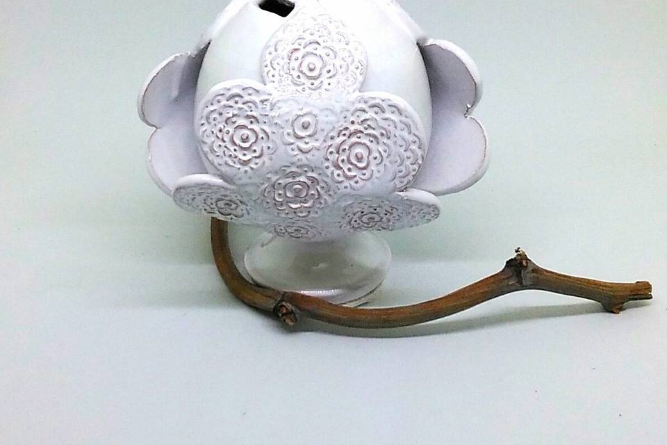 Pigna ceramica portafortuna