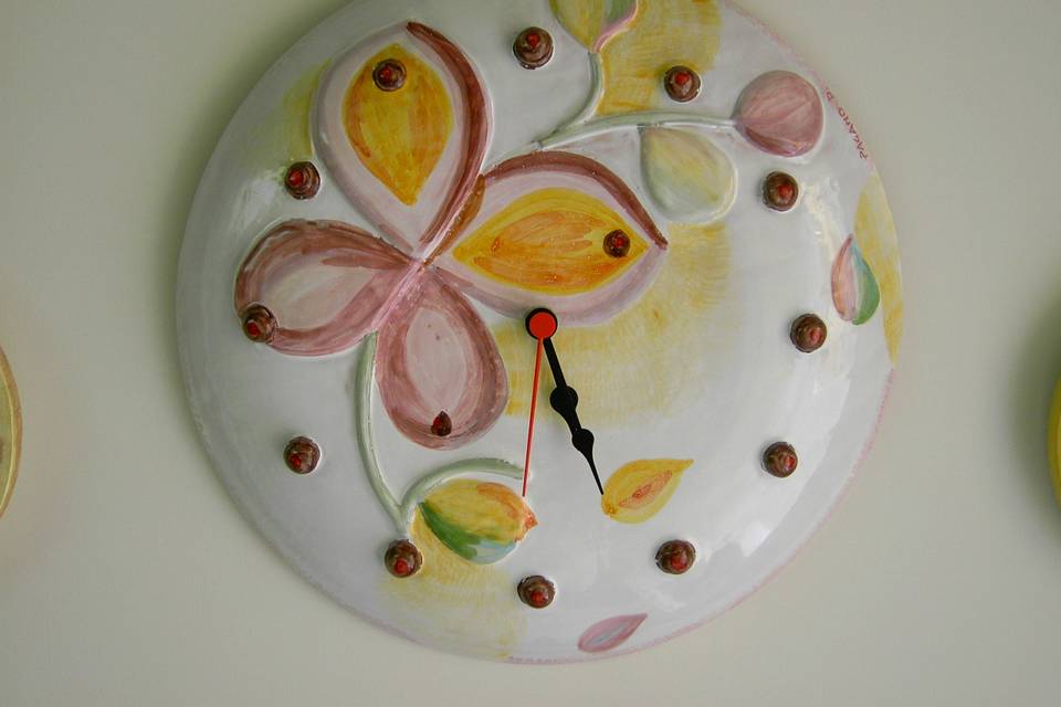 Orologio ceramica da parete