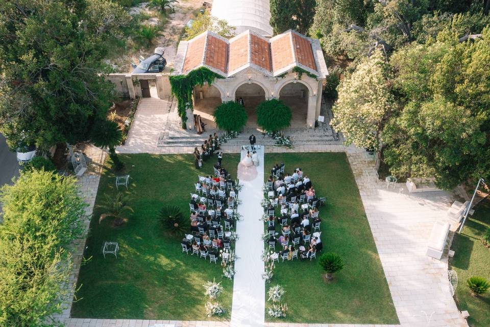 Panoramica Sala del té