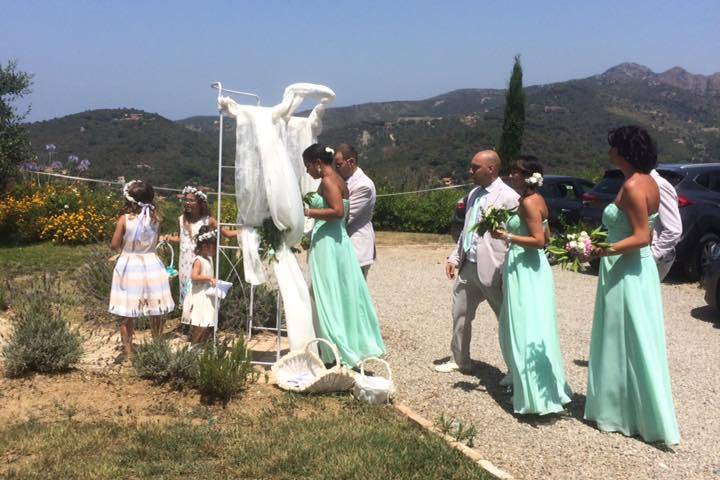 Tableau de mariage country