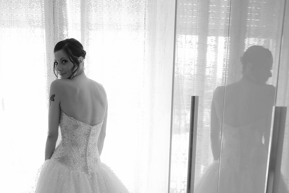 Preparazione sposa