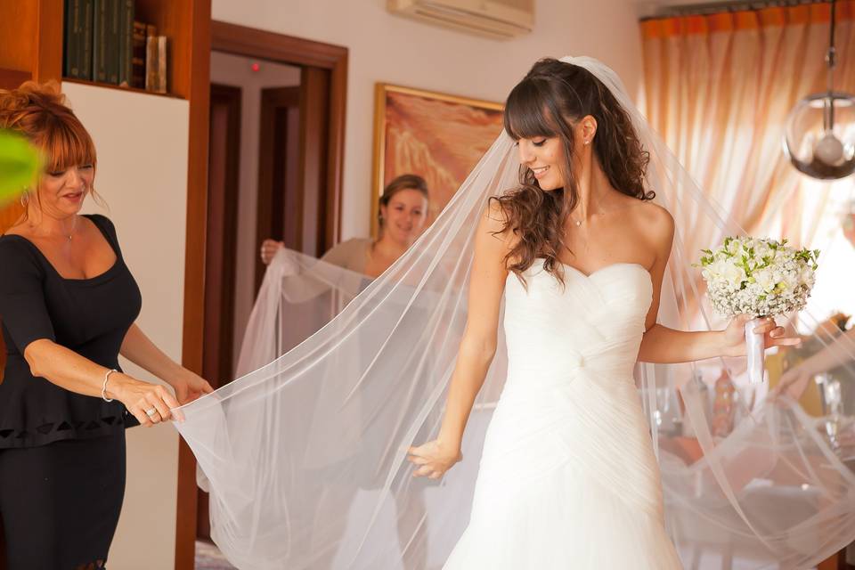 Preparazione sposa