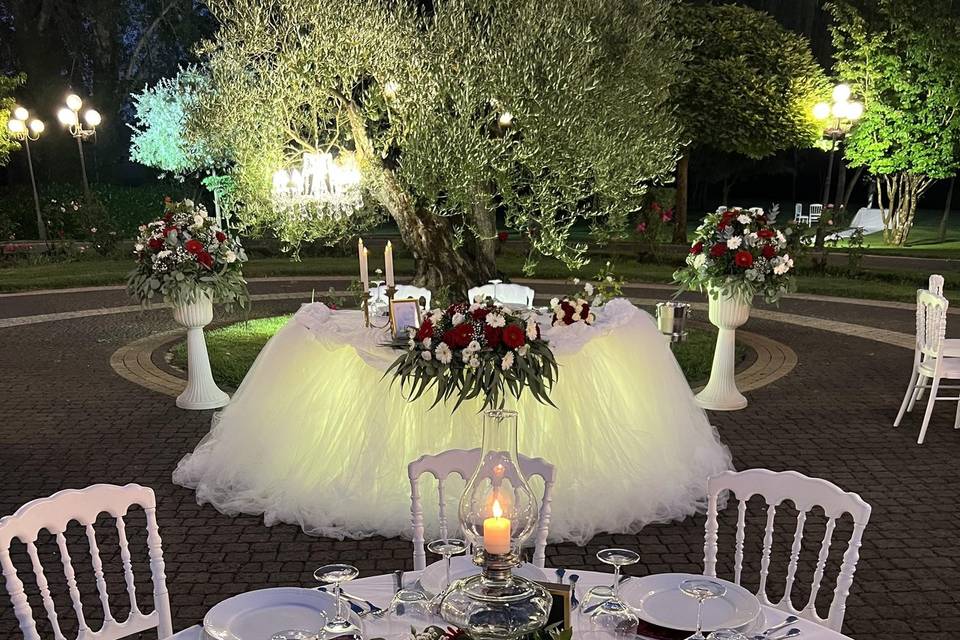 Cena in giardino
