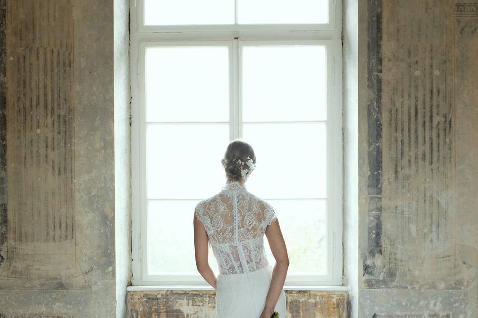 Abito da sposa in pizzo