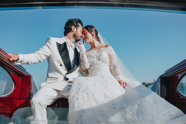 Wedding boat ride
