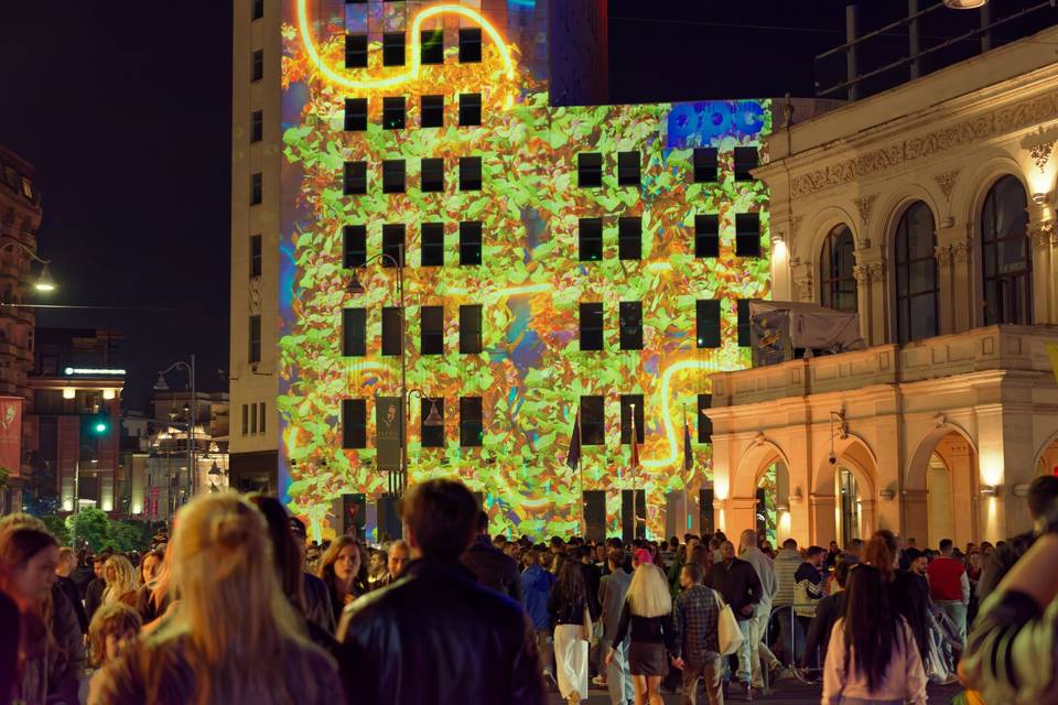 Videomapping proiezioni laser