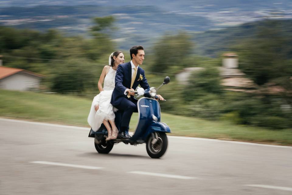 Matrimonio vespa