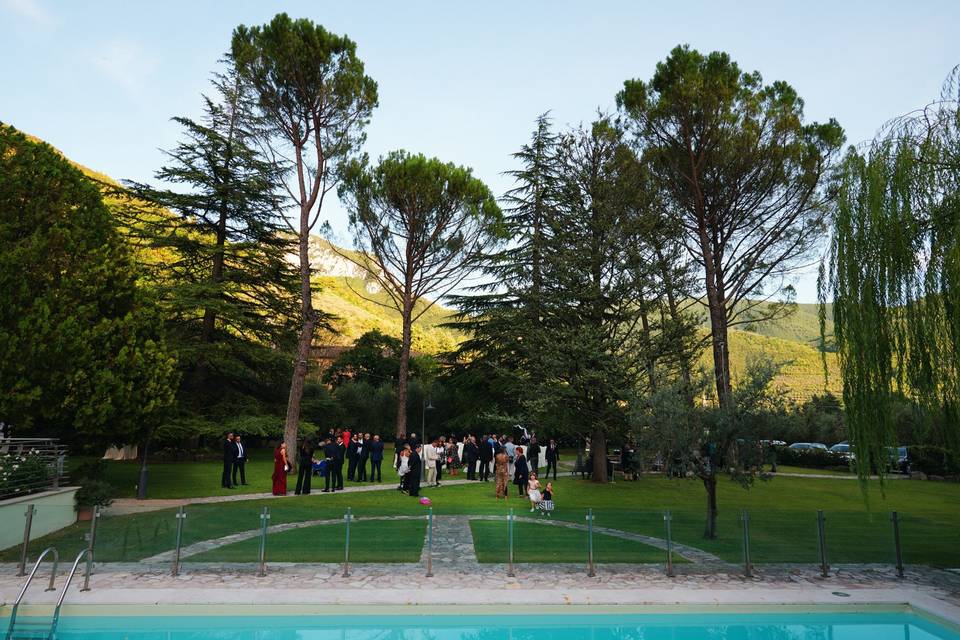 Terrazza sulla piscina