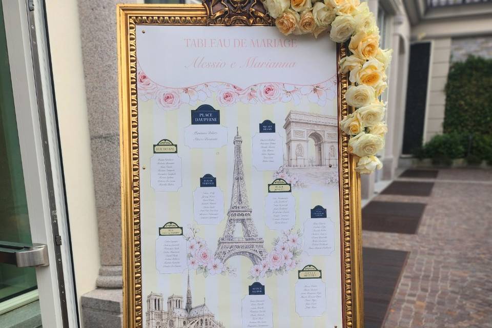 Tableau de mariage