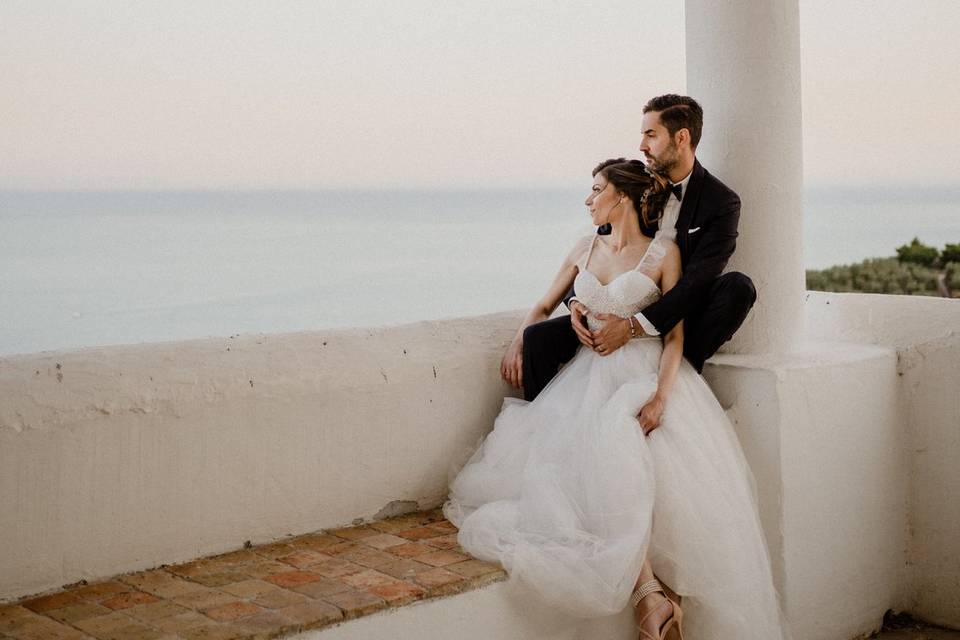 Romantic views over the ocean