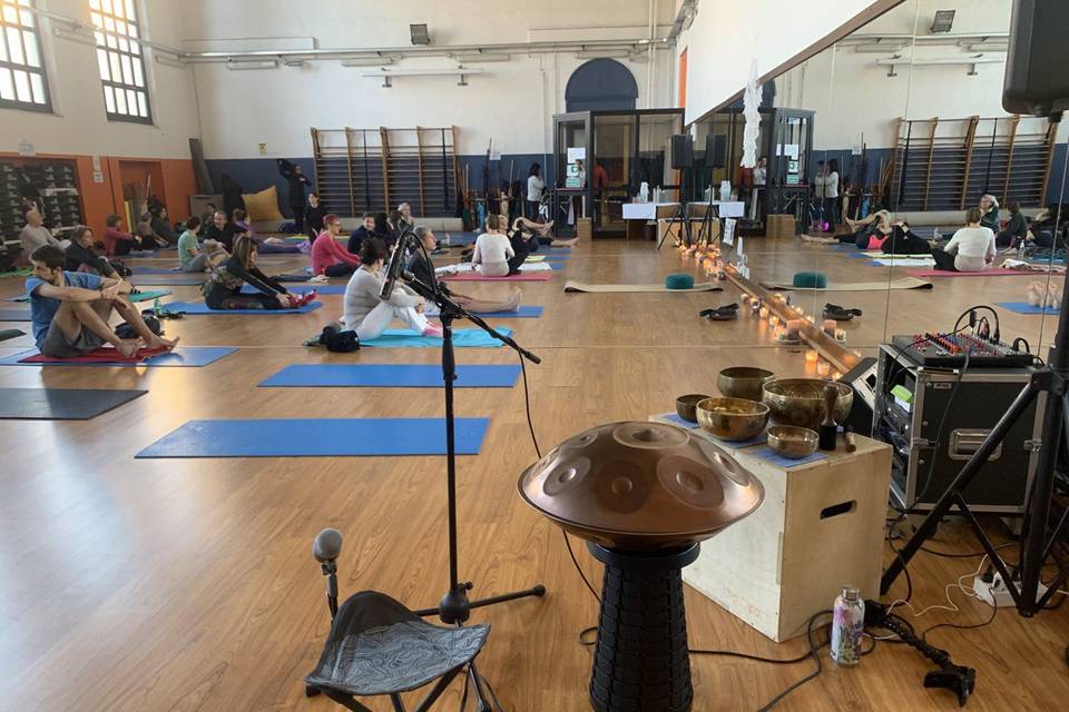 Handpan e Yoga