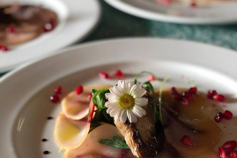 Piatto. Carpaccio