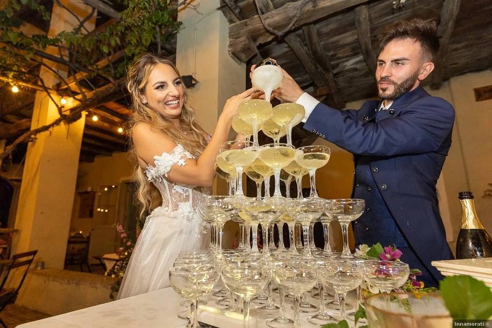Fontana di bollicine