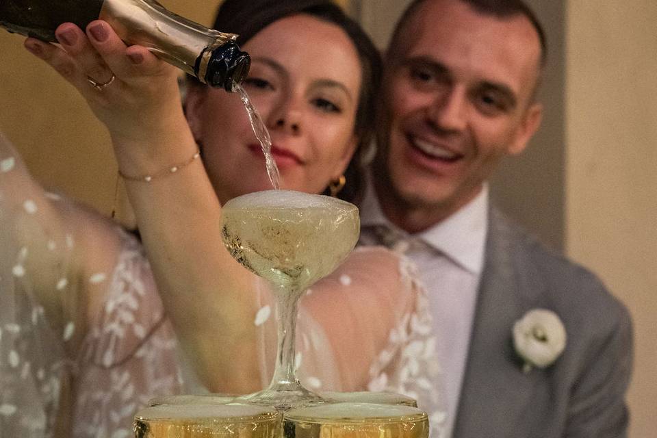 Fontana di bollicine