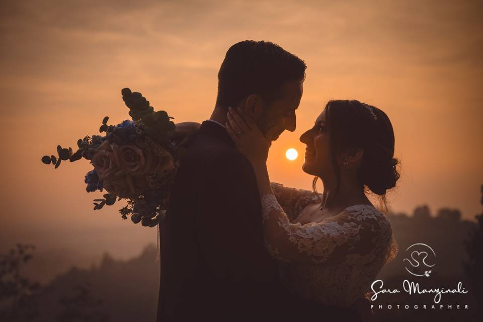 Il tramonto in Tenuta Frizzoni