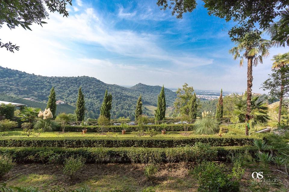 La vista ai piedi del bosco