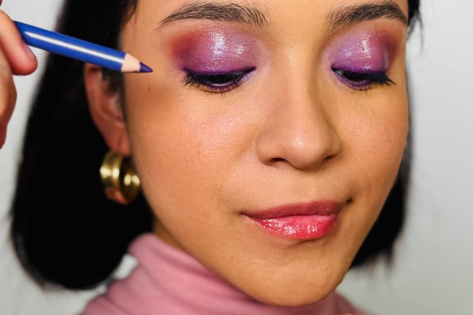 Make-up lilla