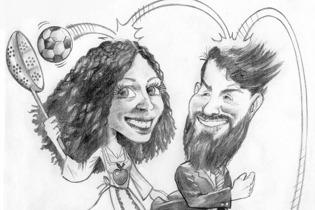 Caricatura sposi.