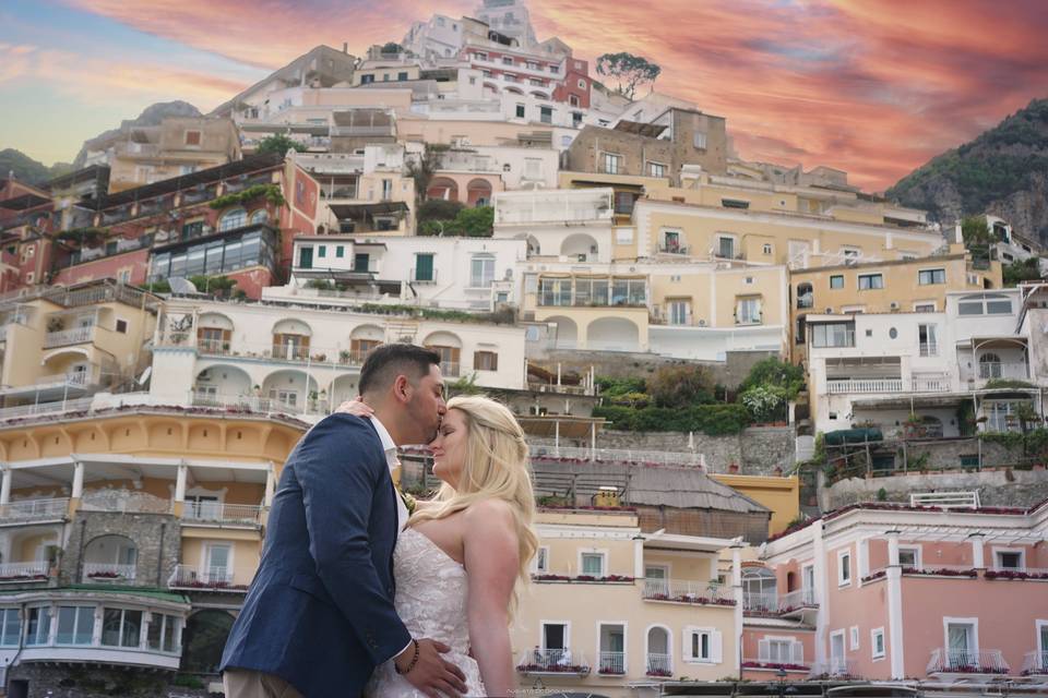 Kiss in Positano