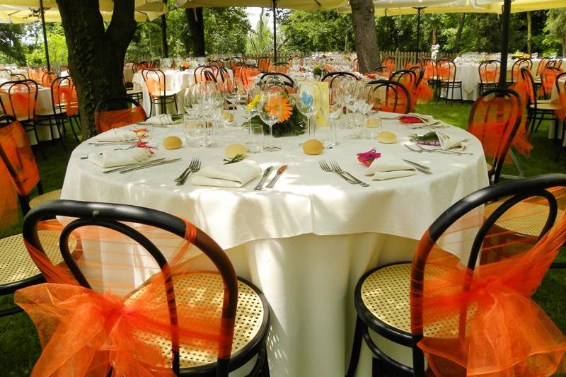 Evento nel giardino