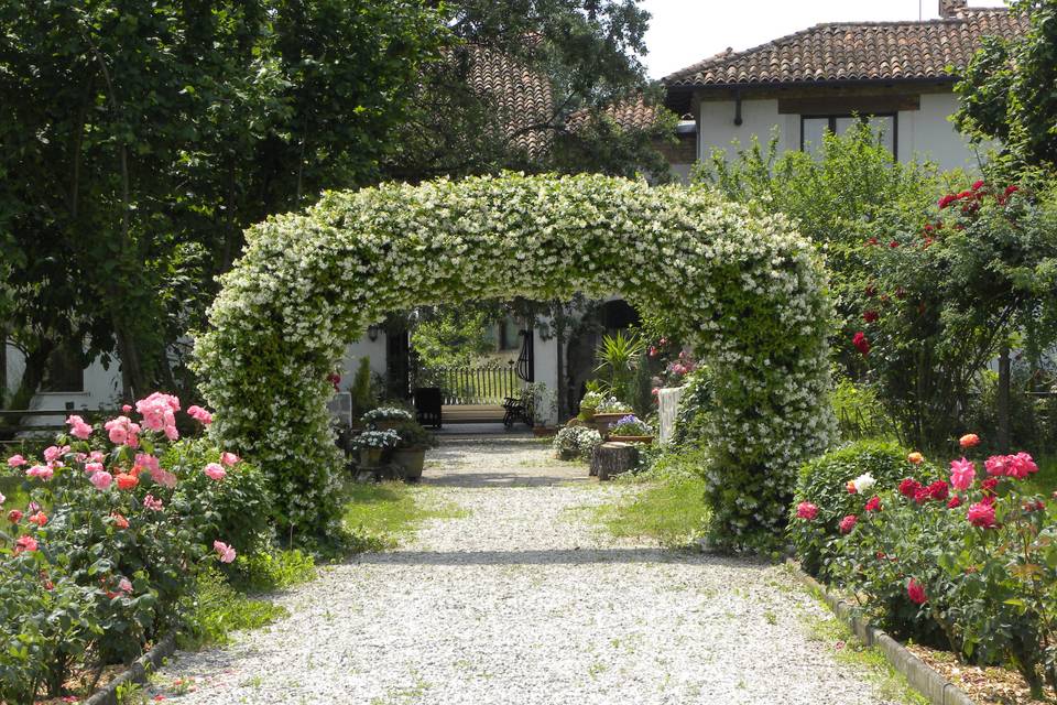 Il grande viale d'accesso