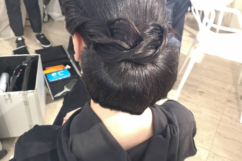 Chignon per radiosa sposi