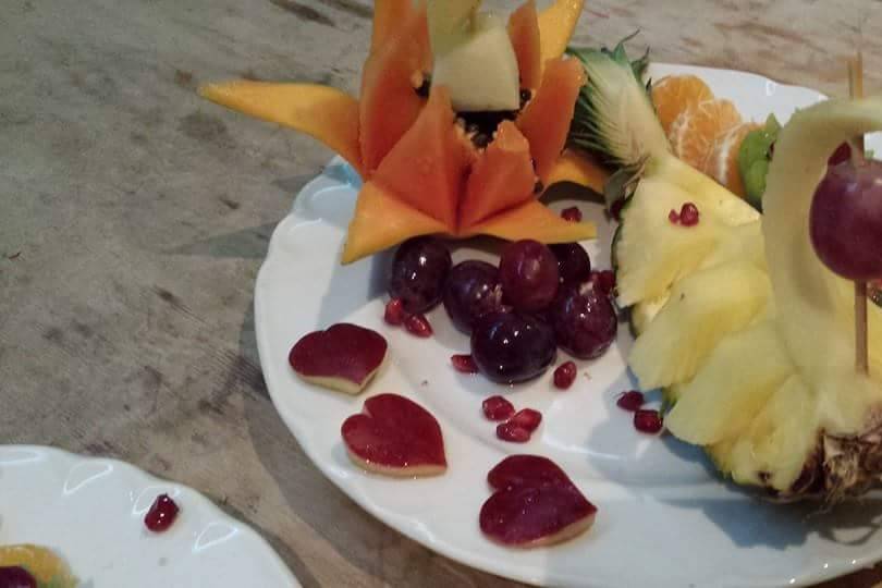 Piatti frutta ospiti