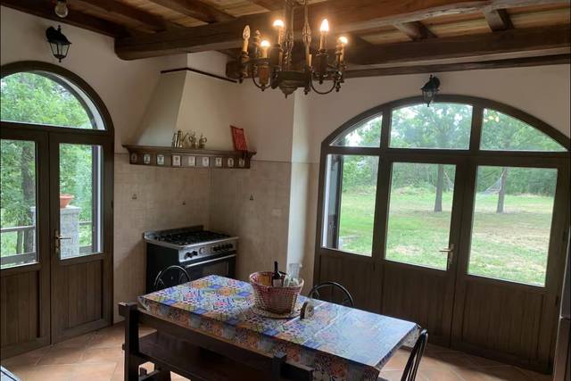 Kitchen of guesthouse