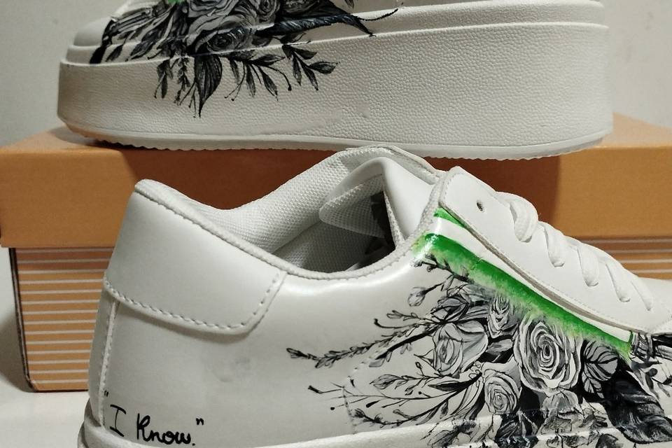 Spada laser e bouquet