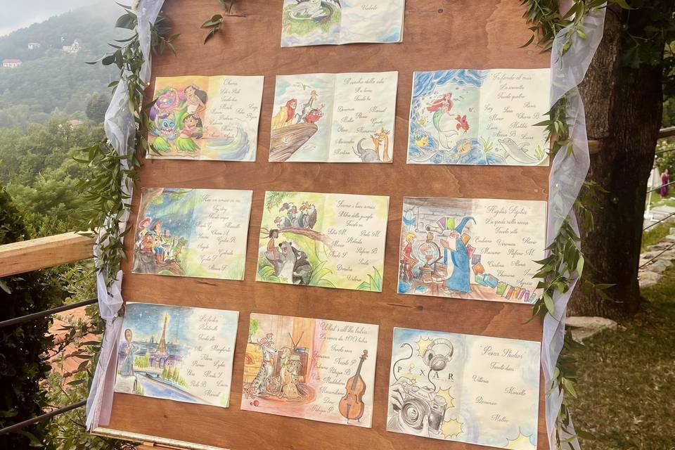 tableau du mariage
