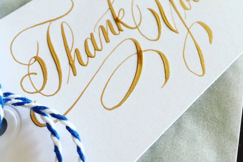 Thank you card