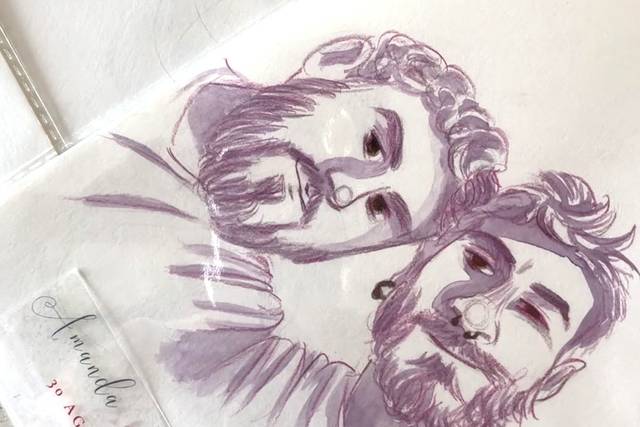 Live Wedding Sketching