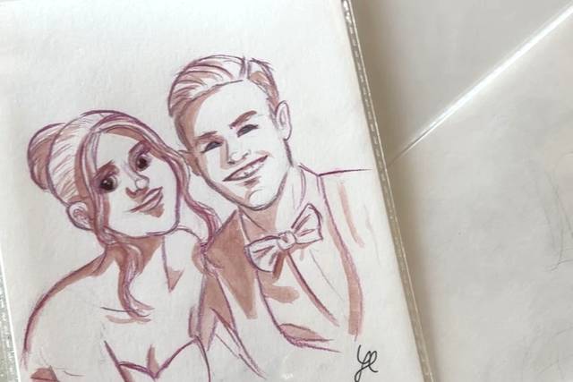 Live Wedding Sketching
